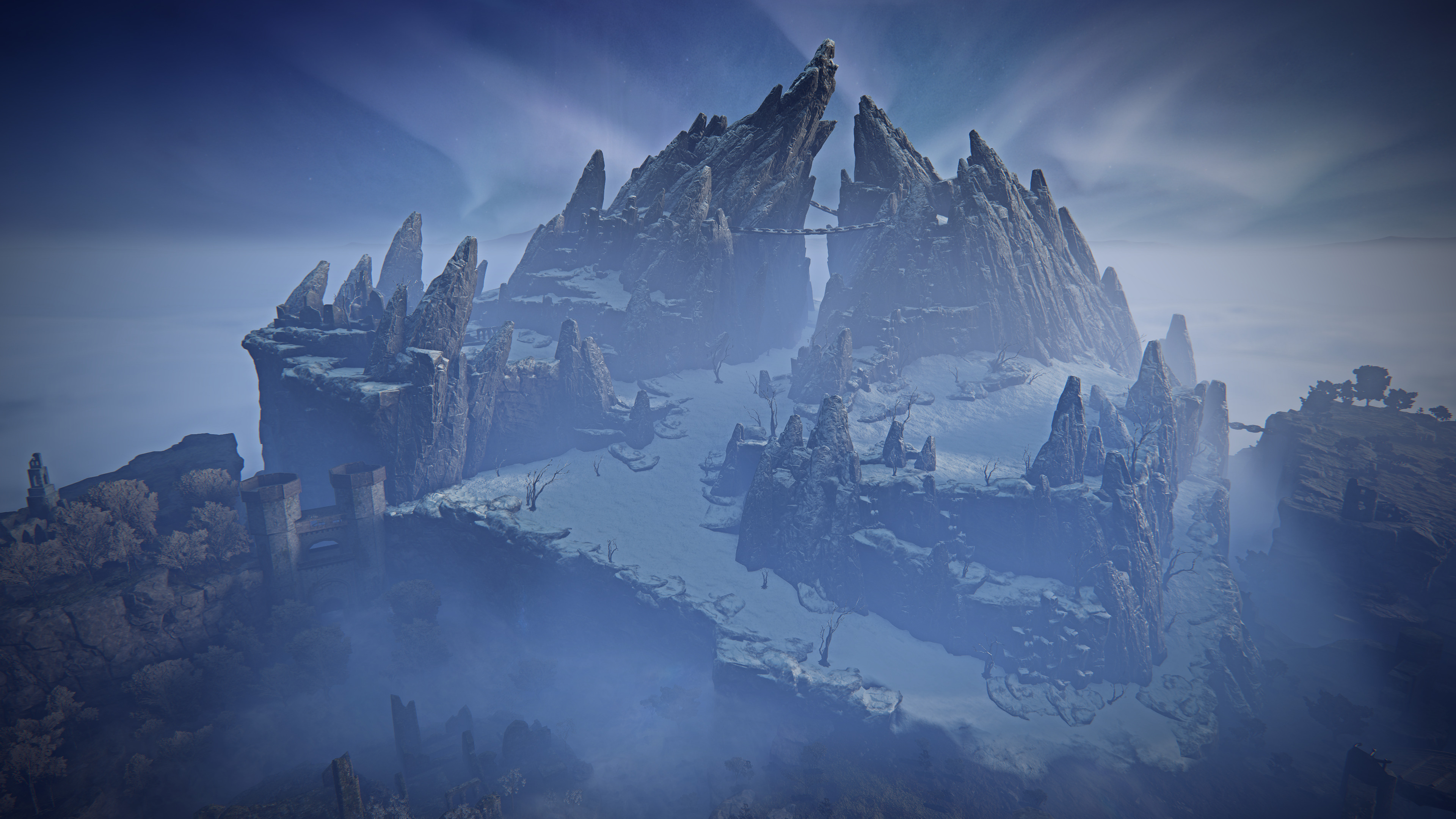 image of the mountaintops